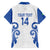 Custom Italy Rugby 2025 Family Matching Off Shoulder Short Dress and Hawaiian Shirt Come on Gli Azzurri!