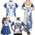 Custom Italy Rugby 2025 Family Matching Summer Maxi Dress and Hawaiian Shirt Come on Gli Azzurri!