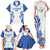 Custom Italy Rugby 2025 Family Matching Tank Maxi Dress and Hawaiian Shirt Come on Gli Azzurri!