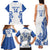 Custom Italy Rugby 2025 Family Matching Tank Maxi Dress and Hawaiian Shirt Come on Gli Azzurri!