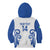 Custom Italy Rugby 2025 Kid Hoodie Come on Gli Azzurri!