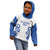 Custom Italy Rugby 2025 Kid Hoodie Come on Gli Azzurri!