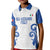 Custom Italy Rugby 2025 Kid Polo Shirt Come on Gli Azzurri!