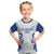 Custom Italy Rugby 2025 Kid T Shirt Come on Gli Azzurri!