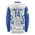 Custom Italy Rugby 2025 Long Sleeve Shirt Come on Gli Azzurri!