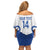 Custom Italy Rugby 2025 Off Shoulder Short Dress Come on Gli Azzurri!