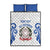 Custom Italy Rugby 2025 Quilt Bed Set Come on Gli Azzurri!