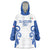 Custom Italy Rugby 2025 Wearable Blanket Hoodie Come on Gli Azzurri!