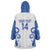 Custom Italy Rugby 2025 Wearable Blanket Hoodie Come on Gli Azzurri!