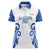 Custom Italy Rugby 2025 Women Polo Shirt Come on Gli Azzurri!