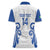 Custom Italy Rugby 2025 Women Polo Shirt Come on Gli Azzurri!