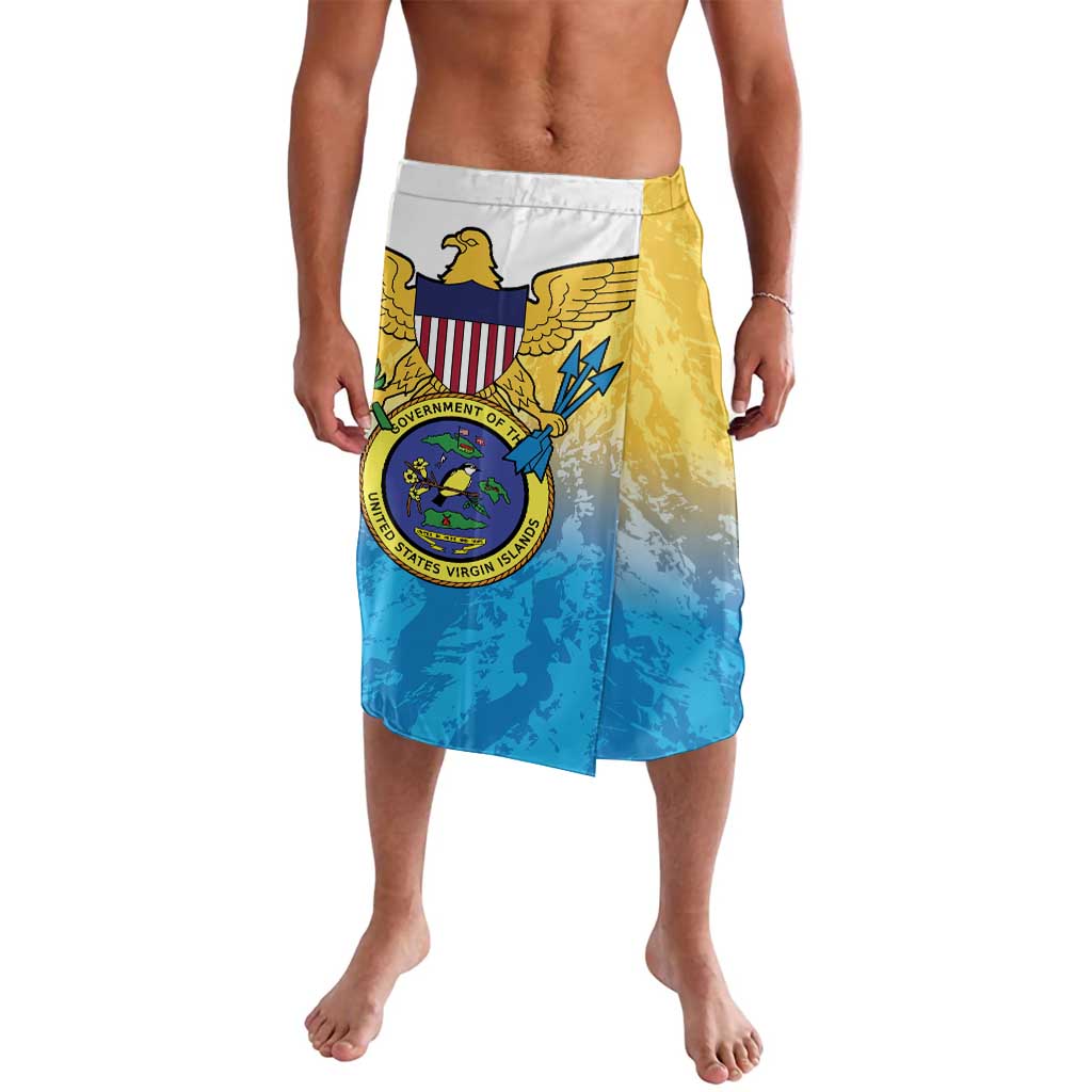 US Virgin Islands Lavalava Coat Of Arms Grunge Style
