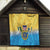 US Virgin Islands Quilt Coat Of Arms Grunge Style