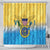 US Virgin Islands Shower Curtain Coat Of Arms Grunge Style