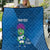 Custom Scotland Rugby 2025 Quilt Funny Thistle Mascot Go Scottish!