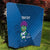 Custom Scotland Rugby 2025 Quilt Funny Thistle Mascot Go Scottish!