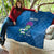 Custom Scotland Rugby 2025 Quilt Funny Thistle Mascot Go Scottish!