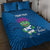 Custom Scotland Rugby 2025 Quilt Bed Set Funny Thistle Mascot Go Scottish!