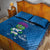 Custom Scotland Rugby 2025 Quilt Bed Set Funny Thistle Mascot Go Scottish!