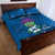 Custom Scotland Rugby 2025 Quilt Bed Set Funny Thistle Mascot Go Scottish!