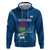 Custom Scotland Rugby 2025 Zip Hoodie Funny Thistle Mascot Go Scottish! - Wonder Print Shop