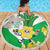 Wales Saint David's Day Beach Blanket Welsh Funny Leek Daffodil