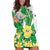 Wales Saint David's Day Hoodie Dress Welsh Funny Leek Daffodil