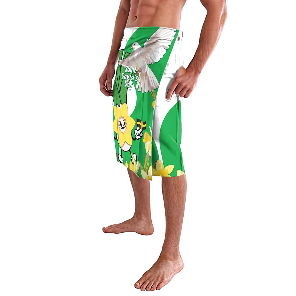 Wales Saint David's Day Lavalava Welsh Funny Leek Daffodil