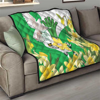 Wales Saint David's Day Quilt Welsh Funny Leek Daffodil
