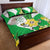 Wales Saint David's Day Quilt Bed Set Welsh Funny Leek Daffodil