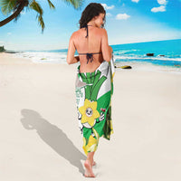 Wales Saint David's Day Sarong Welsh Funny Leek Daffodil