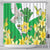 Wales Saint David's Day Shower Curtain Welsh Funny Leek Daffodil