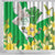 Wales Saint David's Day Shower Curtain Welsh Funny Leek Daffodil