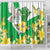 Wales Saint David's Day Shower Curtain Welsh Funny Leek Daffodil