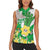 Wales Saint David's Day Women Sleeveless Polo Shirt Welsh Funny Leek Daffodil