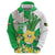 Wales Saint David's Day Zip Hoodie Welsh Funny Leek Daffodil