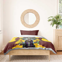 Welsh Dewi Sant Bedding Set Saint David With Daffodil