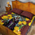 Welsh Dewi Sant Quilt Bed Set Saint David With Daffodil