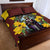 Welsh Dewi Sant Quilt Bed Set Saint David With Daffodil