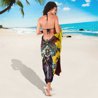 Welsh Dewi Sant Sarong Saint David With Daffodil