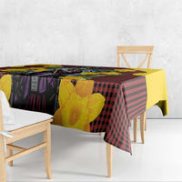 Welsh Dewi Sant Tablecloth Saint David With Daffodil