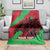 Custom Wales Football Blanket 2025 Welsh Y Dreigiau