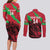 Custom Wales Football Couples Matching Long Sleeve Bodycon Dress and Long Sleeve Button Shirt 2025 Welsh Y Dreigiau