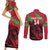 Custom Wales Football Couples Matching Short Sleeve Bodycon Dress and Long Sleeve Button Shirt 2025 Welsh Y Dreigiau