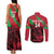 Custom Wales Football Couples Matching Tank Maxi Dress and Long Sleeve Button Shirt 2025 Welsh Y Dreigiau