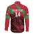 Custom Wales Football Family Matching Off The Shoulder Long Sleeve Dress and Hawaiian Shirt 2025 Welsh Y Dreigiau