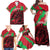 Custom Wales Football Family Matching Off Shoulder Maxi Dress and Hawaiian Shirt 2025 Welsh Y Dreigiau