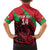 Custom Wales Football Family Matching Off Shoulder Short Dress and Hawaiian Shirt 2025 Welsh Y Dreigiau