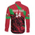 Custom Wales Football Family Matching Off Shoulder Short Dress and Hawaiian Shirt 2025 Welsh Y Dreigiau