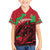 Custom Wales Football Family Matching Off Shoulder Short Dress and Hawaiian Shirt 2025 Welsh Y Dreigiau